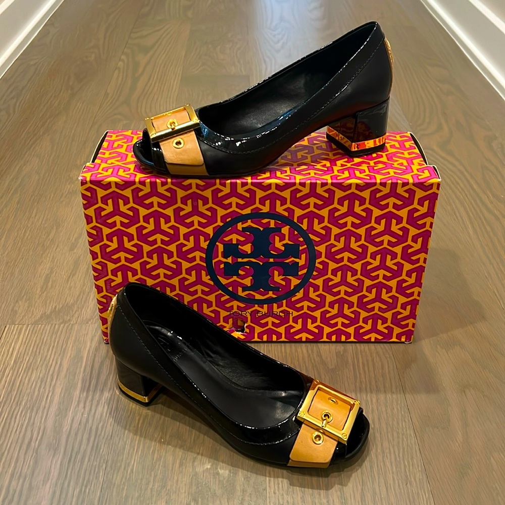 Tory Burch Peep Toe Pumps